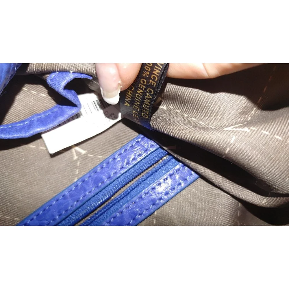Vince Camuto Riley Pebbled Leather Bag